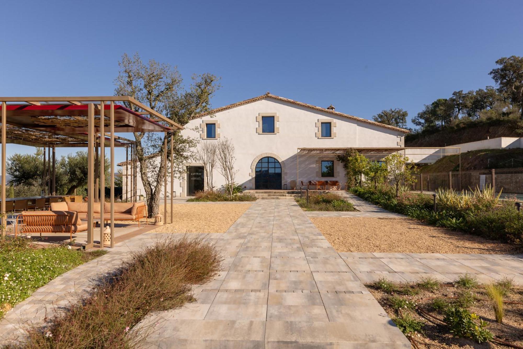 Can Bufi Espectacular Casa Con Piscina Interior 利亚戈斯特拉 外观 照片
